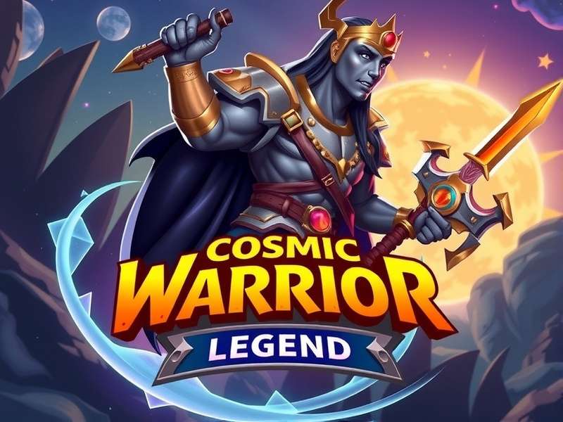 Cosmic Warrior Legend Game Banner